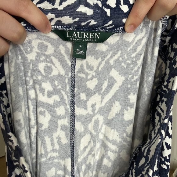 RALPH LAUREN - Vintage Wide Leg Patterned Pant (Size S) (LIGHTLY USED) - Picture 3 of 5